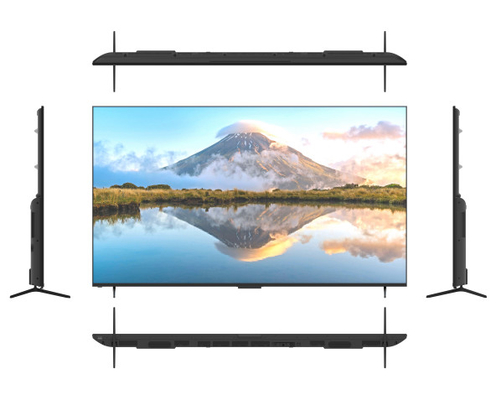 Épaisseur ultrafin 85 pouces Smart TV Quad-Core A55 CPU 1,8 GHz Hospitality TV sans cadre