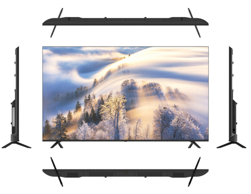 Épaisseur ultra-mince 75 pouces Smart TV sans cadre LED 4K TV avec système Android