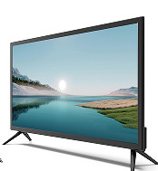 Temps de réponse de 8 ms Téléviseur LED normal 24 pouces avec couleur noire et fréquence de synchronisation 50Hz/60Hz