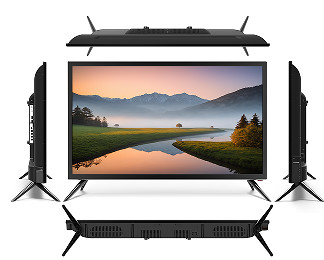 Facile d'installation 40 pouces LED TV 2K LED TV boîtier métallique avec cadre