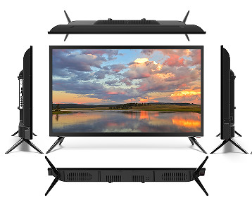 Installation facile 50 pouces TV LED normale haute luminosité avec audio Hi-Fi