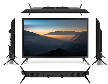 Mise à jour intelligente 50 pouces 4K TV Wifi Plastique et bordure sans cadre