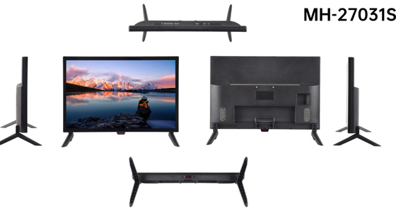 Utilisation familiale de téléviseur intelligent de 27 pouces facile à utiliser avec fonction Bluetooth