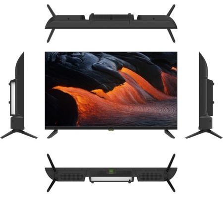 Téléviseur intelligent de 85 pouces Téléviseur sans cadre Épaisseur ultra-mince Google TV Téléviseur 4K
