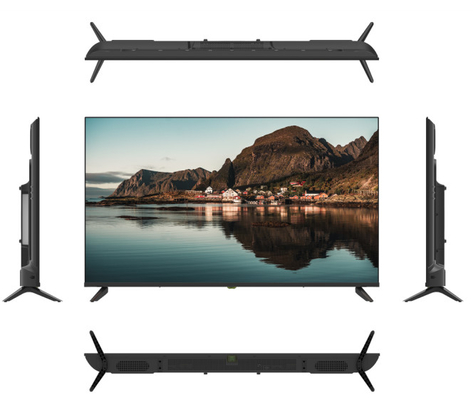 Multimédia 75 pouces Mini LED 4K TV Bordure sans cadre avec boîtier en plastique