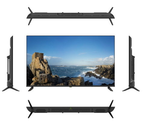 Téléviseur intelligent QLED personnalisable de 50 pouces stable avec boîtier en plastique