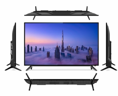 Téléviseur intelligent en verre trempé de 50 pouces 4K sans cadre avec écran LED