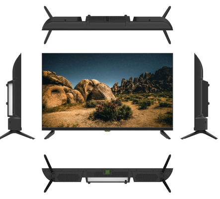 Vidro trempé 98 pouces Google TV Noir Grand téléviseur Fonctionnement en douceur